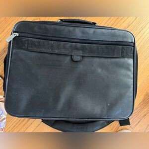 Targus leather laptop case, travel case